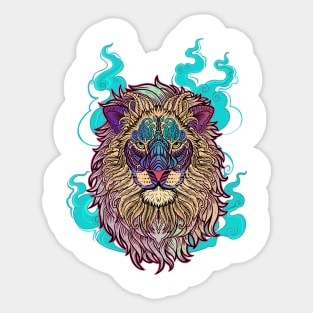 Lion Batik Sticker